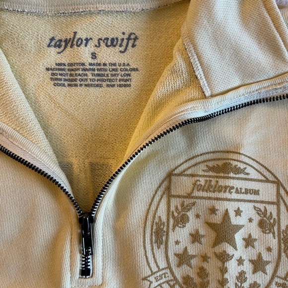Limited Edition Folklore Album Zip Up Sweatshirt - Picture 2 of 4